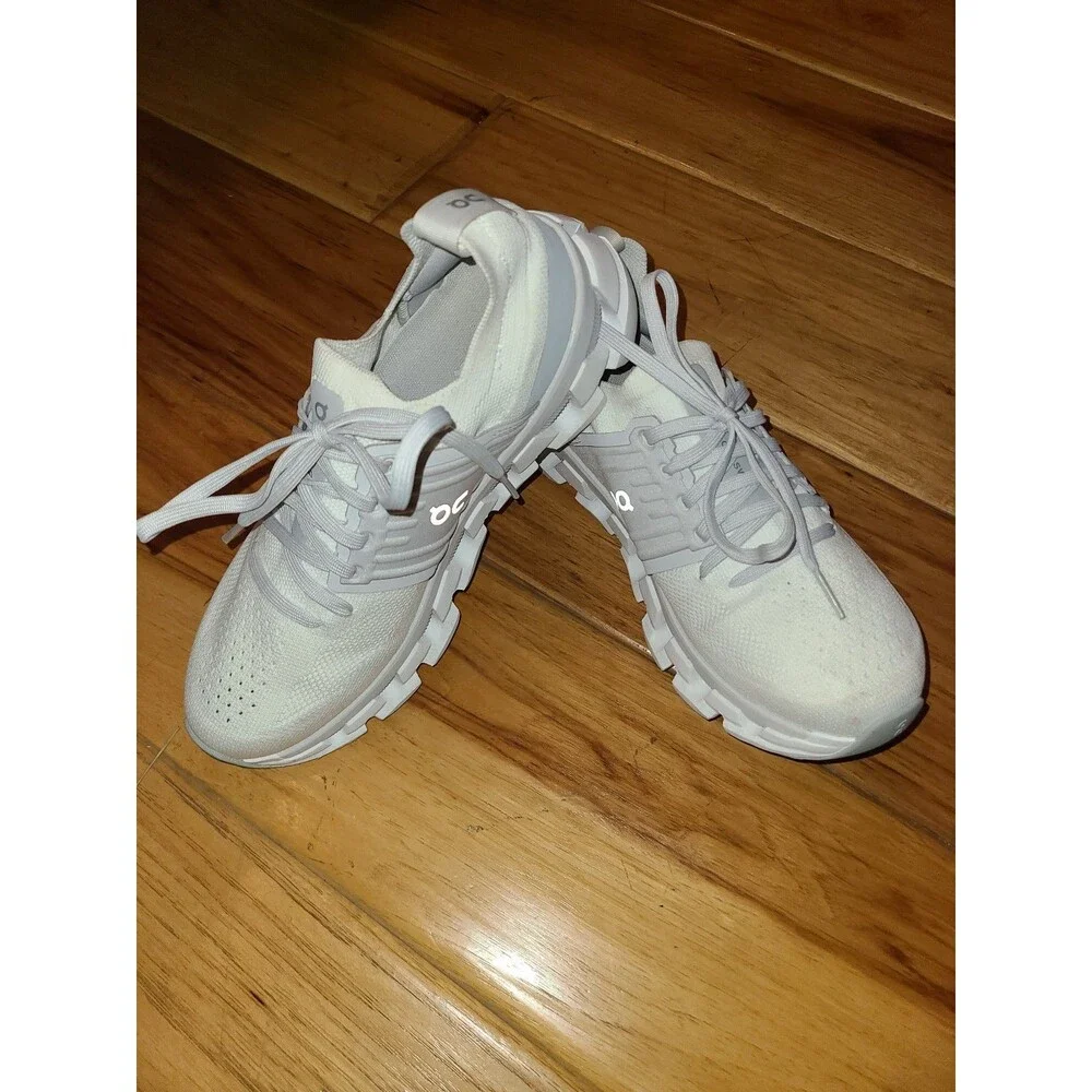 On Cloud Cloudswift Running All White mesh Sneakers Trainers Women 7